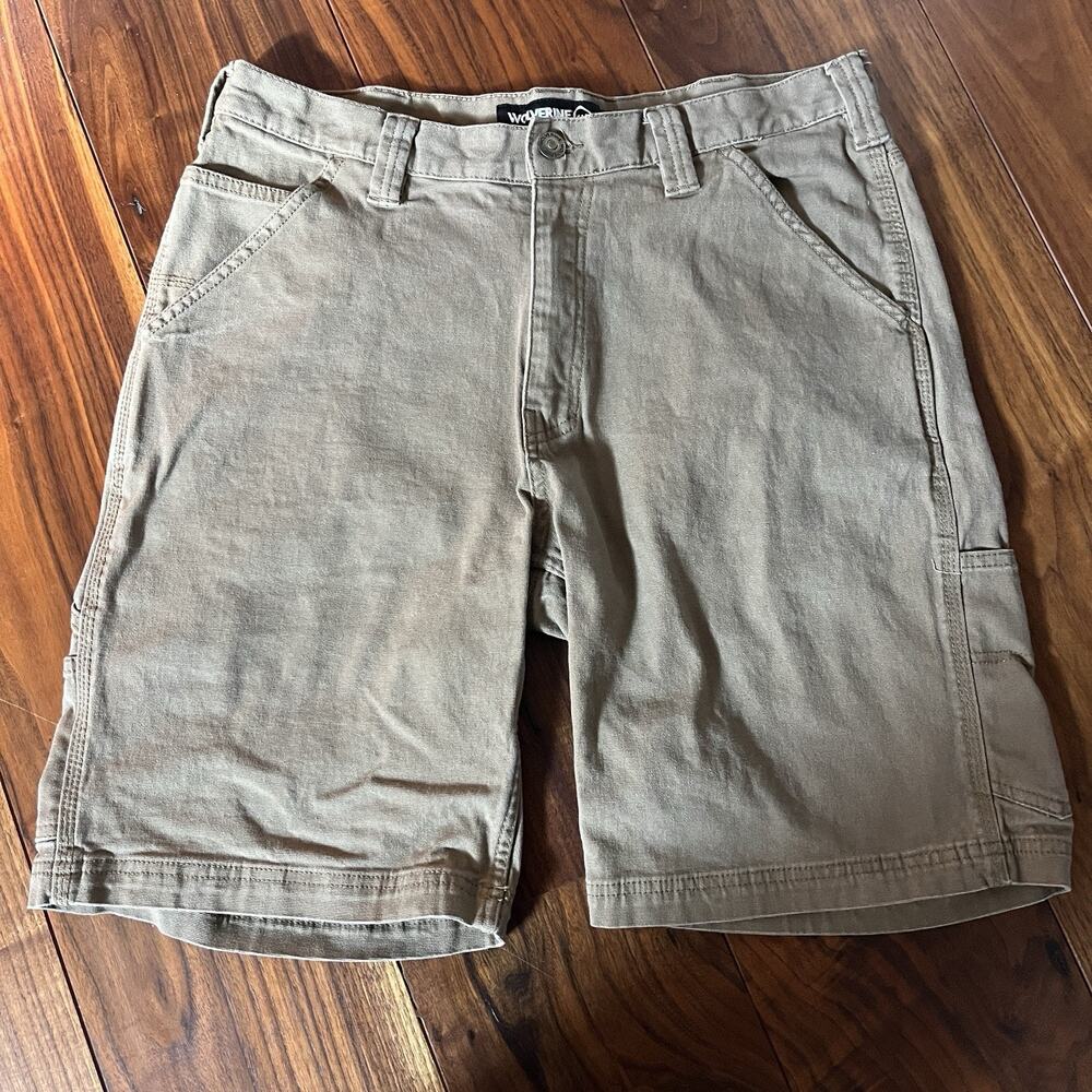 Wolverine Mens Cargo Shorts RN#119414 Beige Size 34